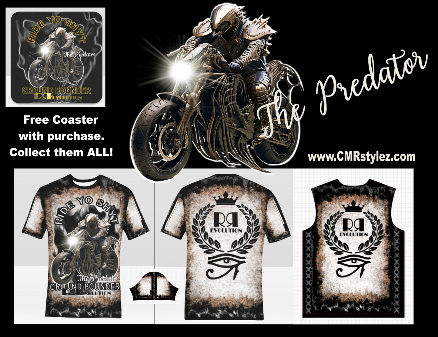 RYS The Predator - Wht Marble