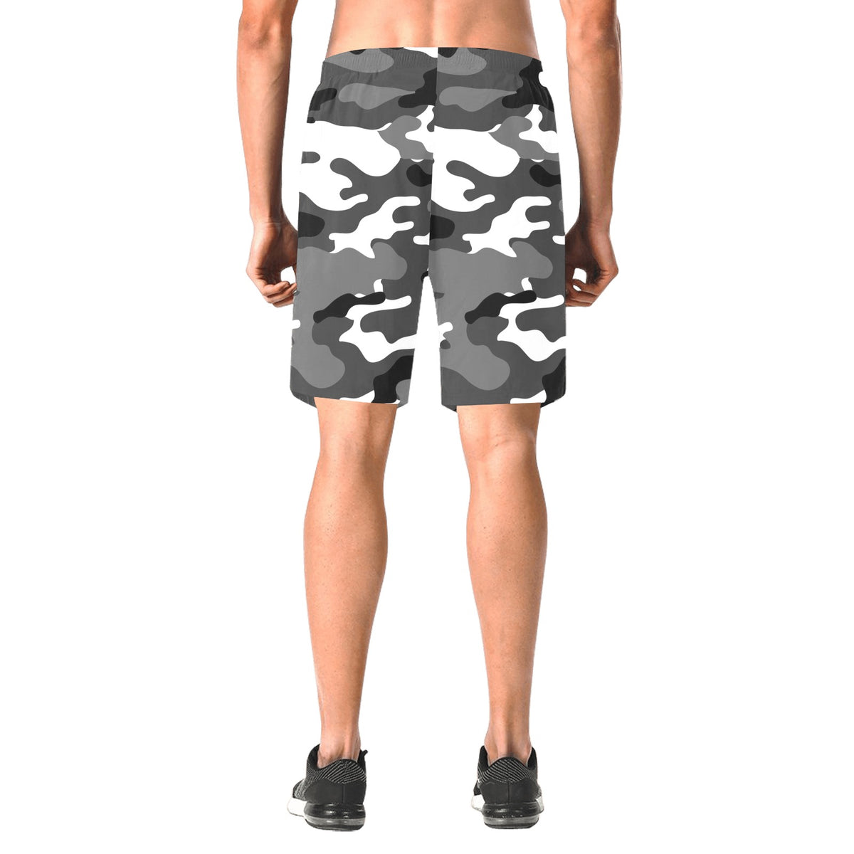 Mens Elastic Beach Shorts