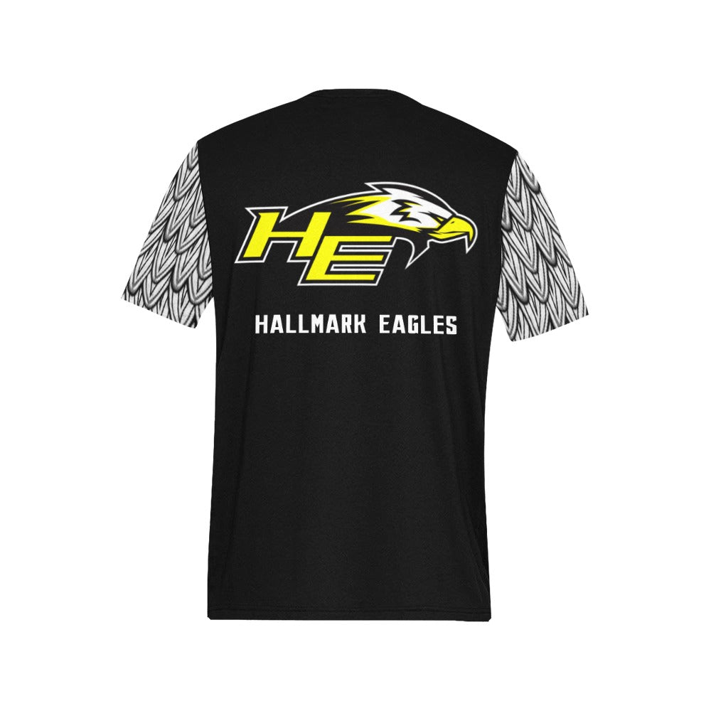 HYA Eagles Tee Eagle Wings Blk