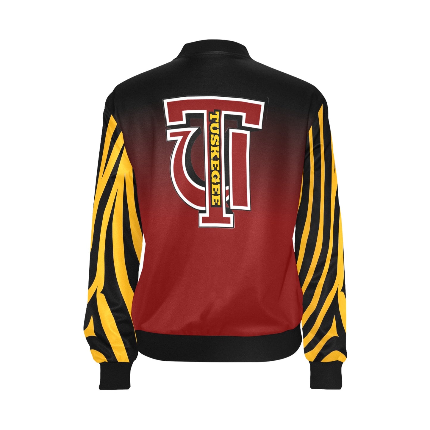 Tuskegee Womens Varsity Jacket Crimson/Tiger