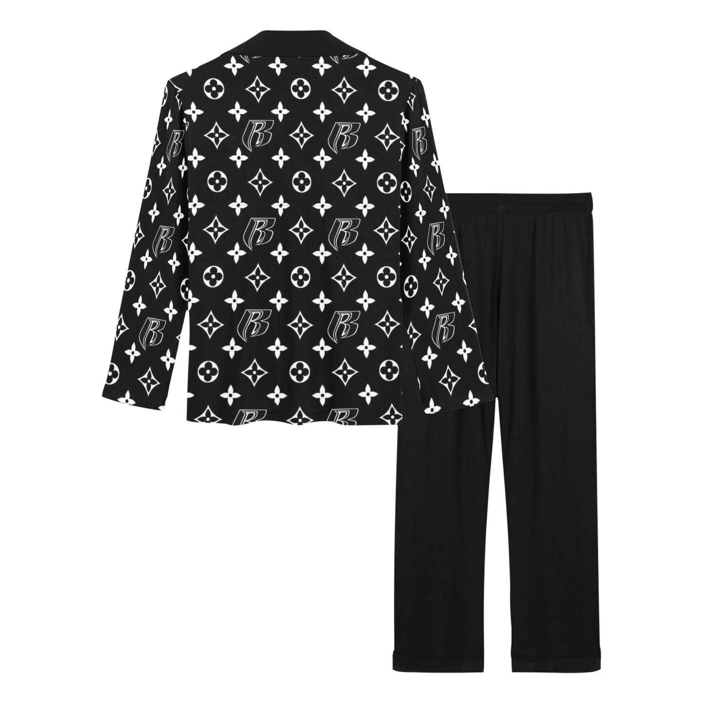 RR Christmas RR Christmas Pajamas - Womens Blk/Wht RR Louis