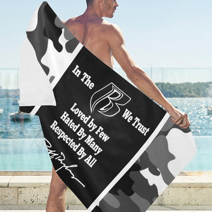 RR Beach Chamois 30"x 60" Blk