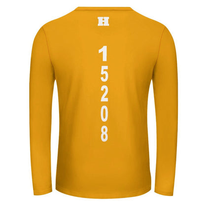 Homewood H Long Sleeve Gld/Wht