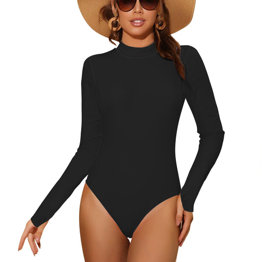 CMR Backless Long Sleeve Swimsuit