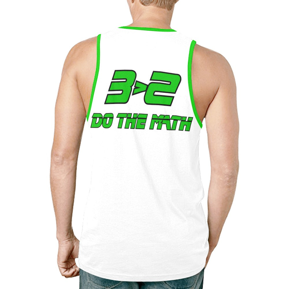 3>2 Mens Tank Green