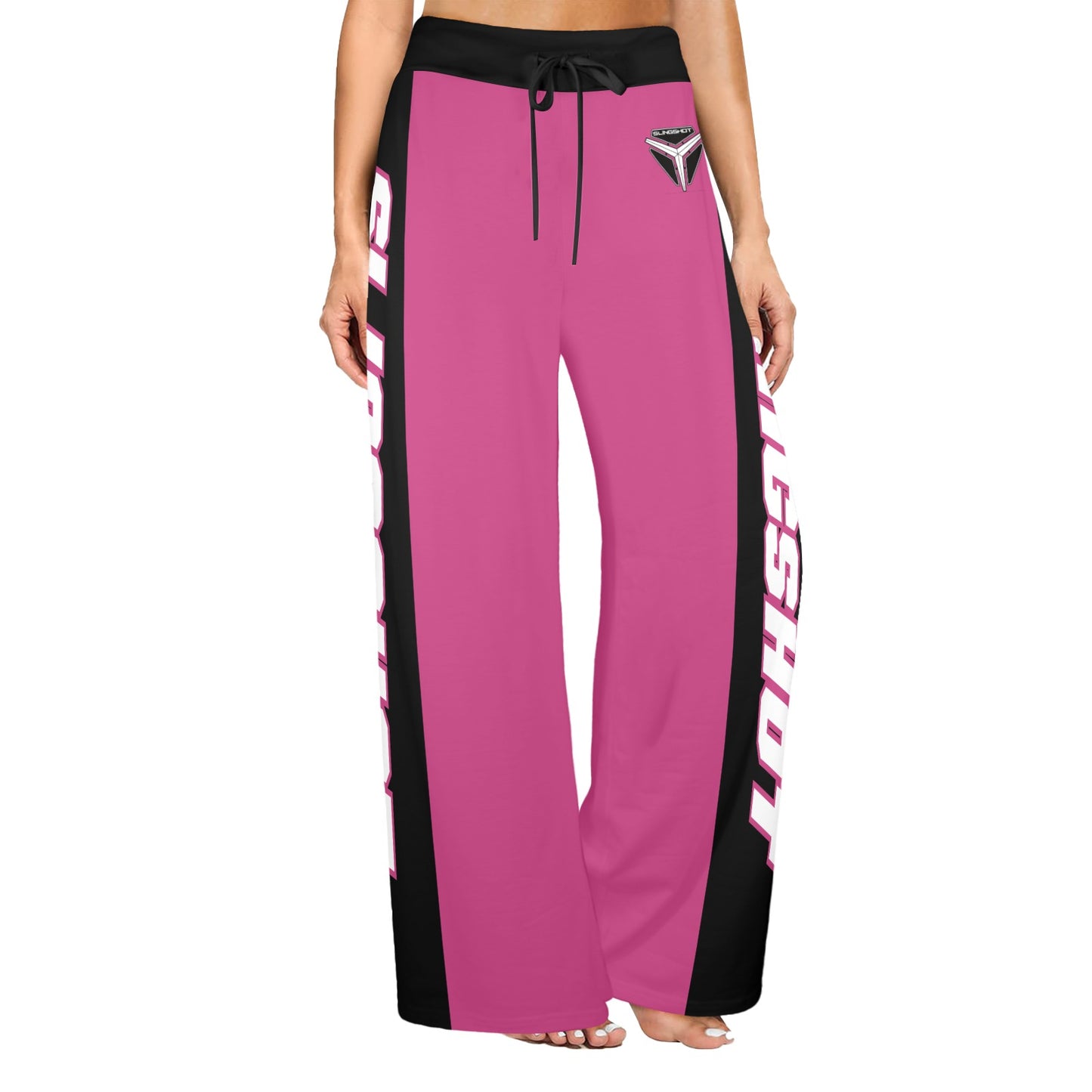 3>2 Womens Wide Leg Pants Pink