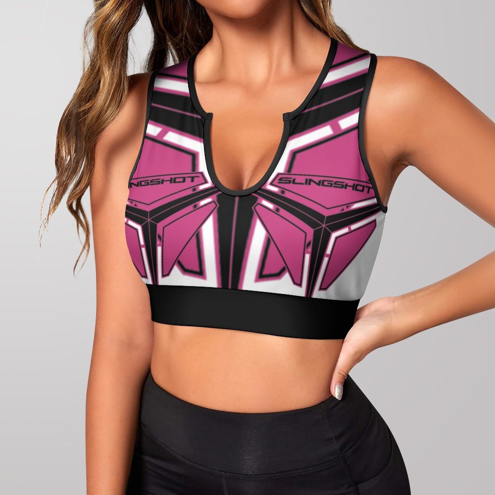 3>2 Sexy Spandex Crop Top Pink