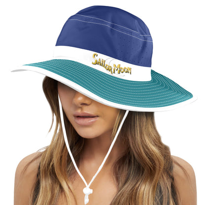 Sailor Neptune Wide Brim Bucket Hat