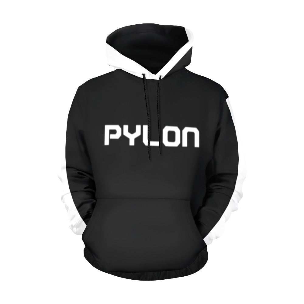 Pylon Printed Hoodie Blk