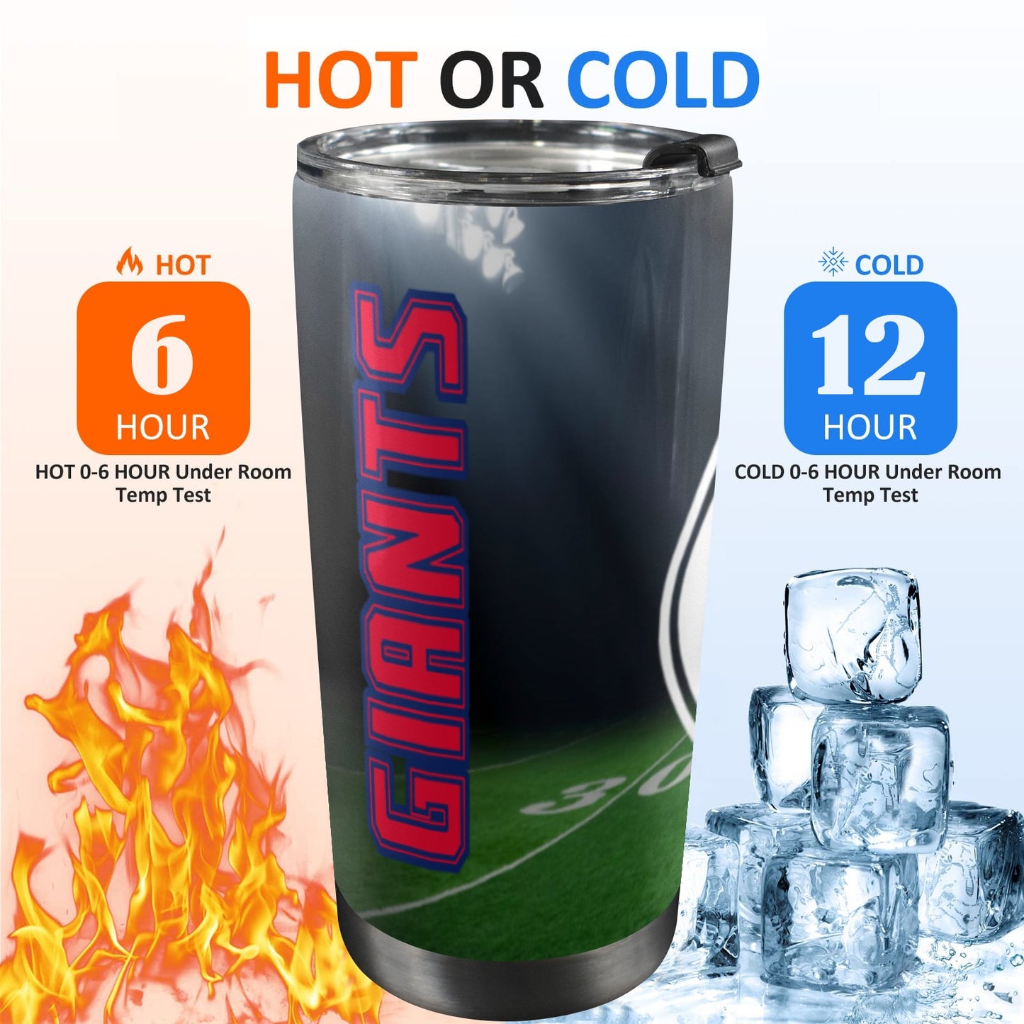 RR Giants 20 Oz Mobile Tumbler with Lid 2024