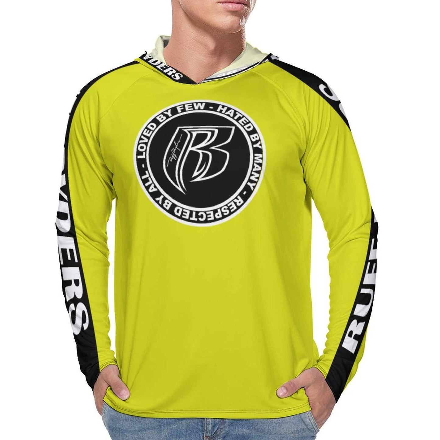 RR Long Sleeve Sun Protection Hoodie  - Add your name.
