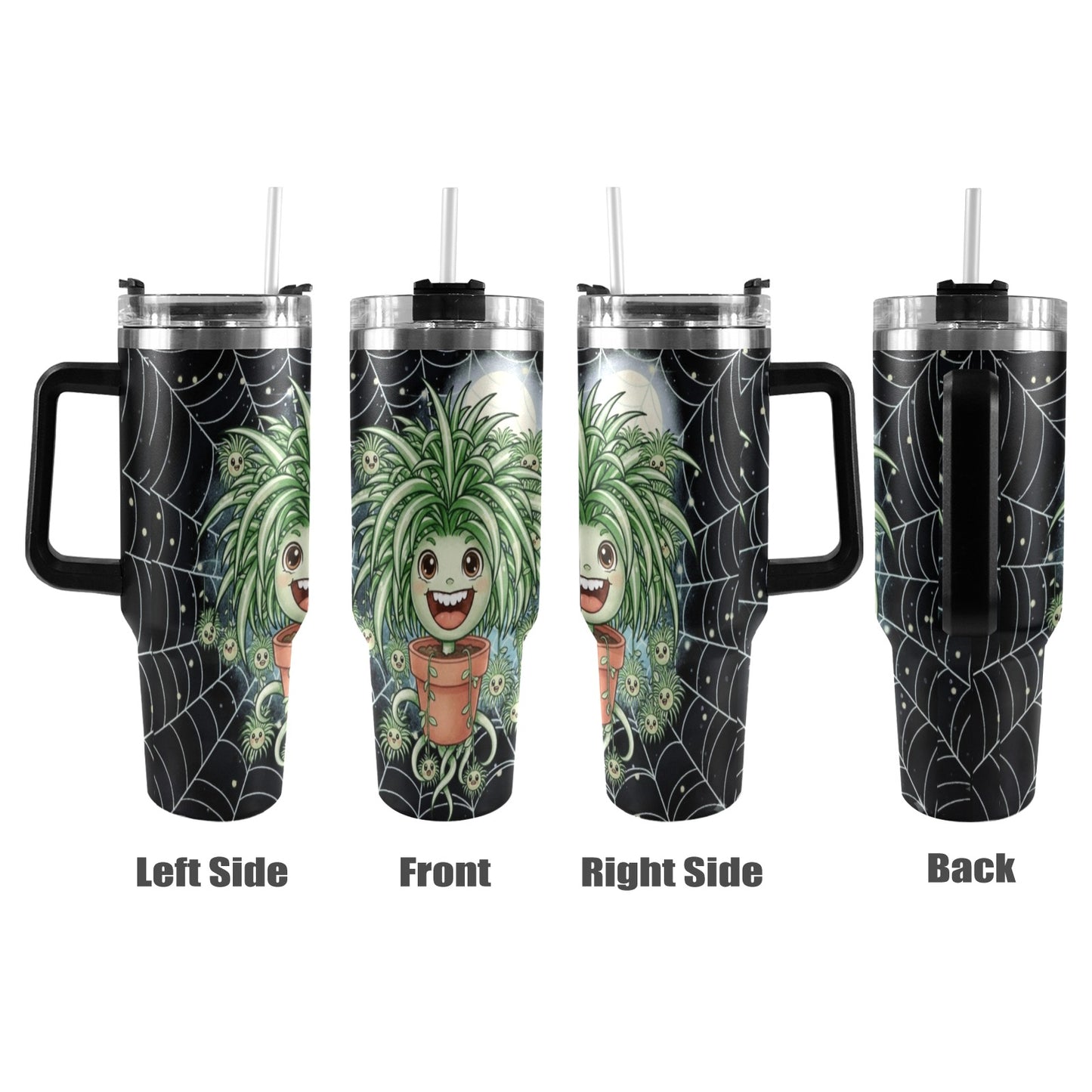 Plant Love Spider Plant 40oz Stainless Steel Tumbler