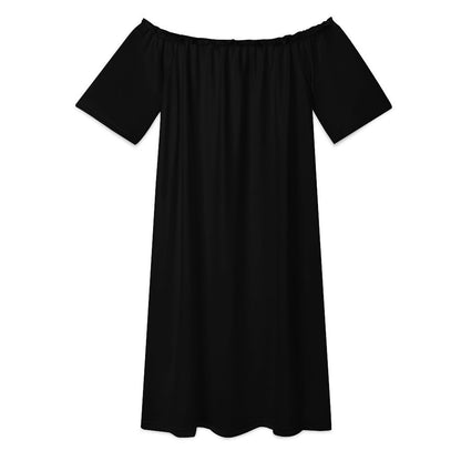 CMR Off Shoulder Loose Casual Dress