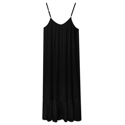 CMR Slip Dress with Ruffled Hemline