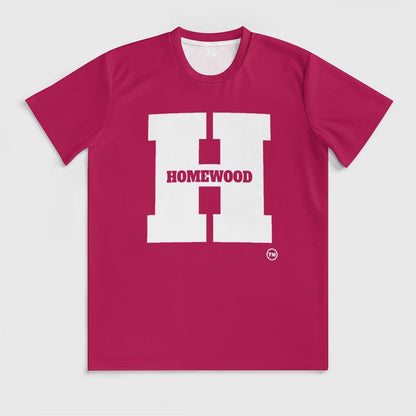 Big H Homewood Ice Silk T-shirt Pnk/Wht