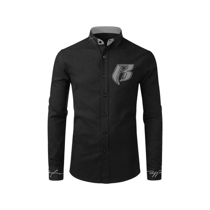 RR Long Sleeve Dress Shirt Blk/Gry 2