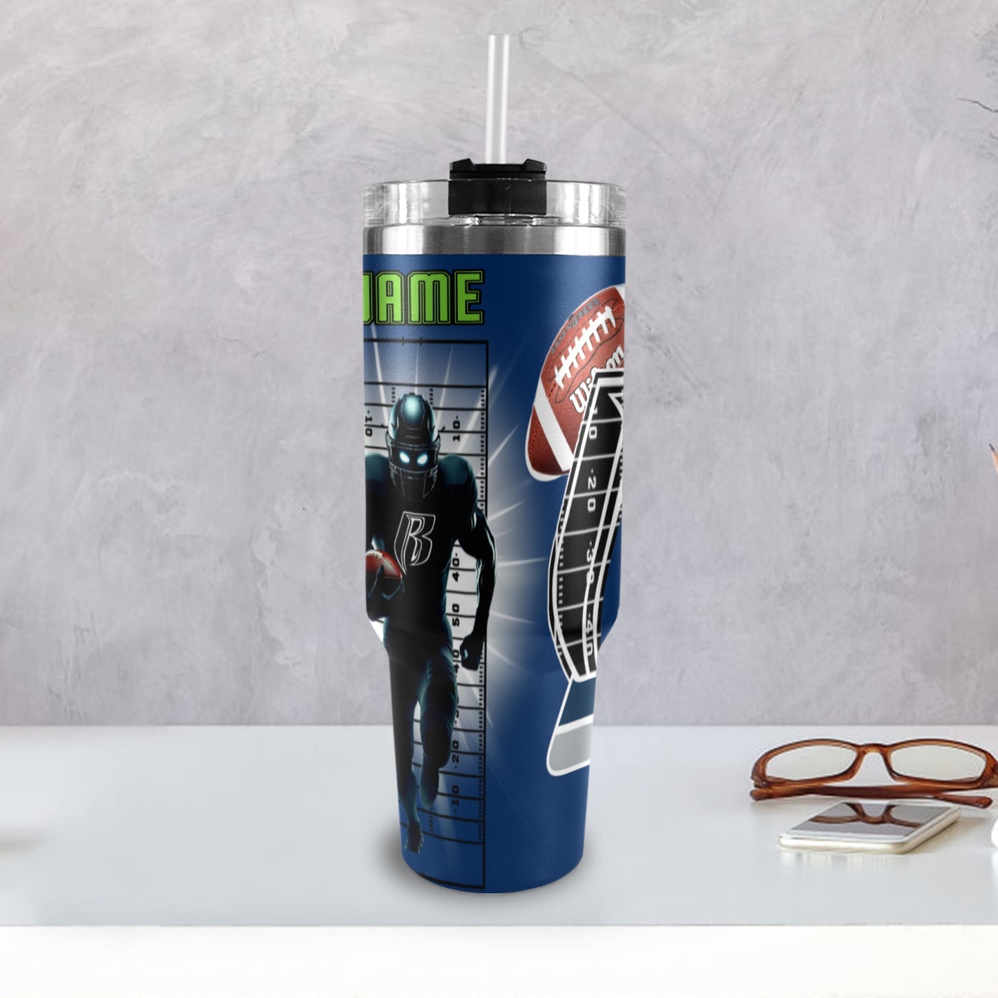 RR SEAHAWKS 40OZ STAINLESS STEEL TUMBLER 2025
