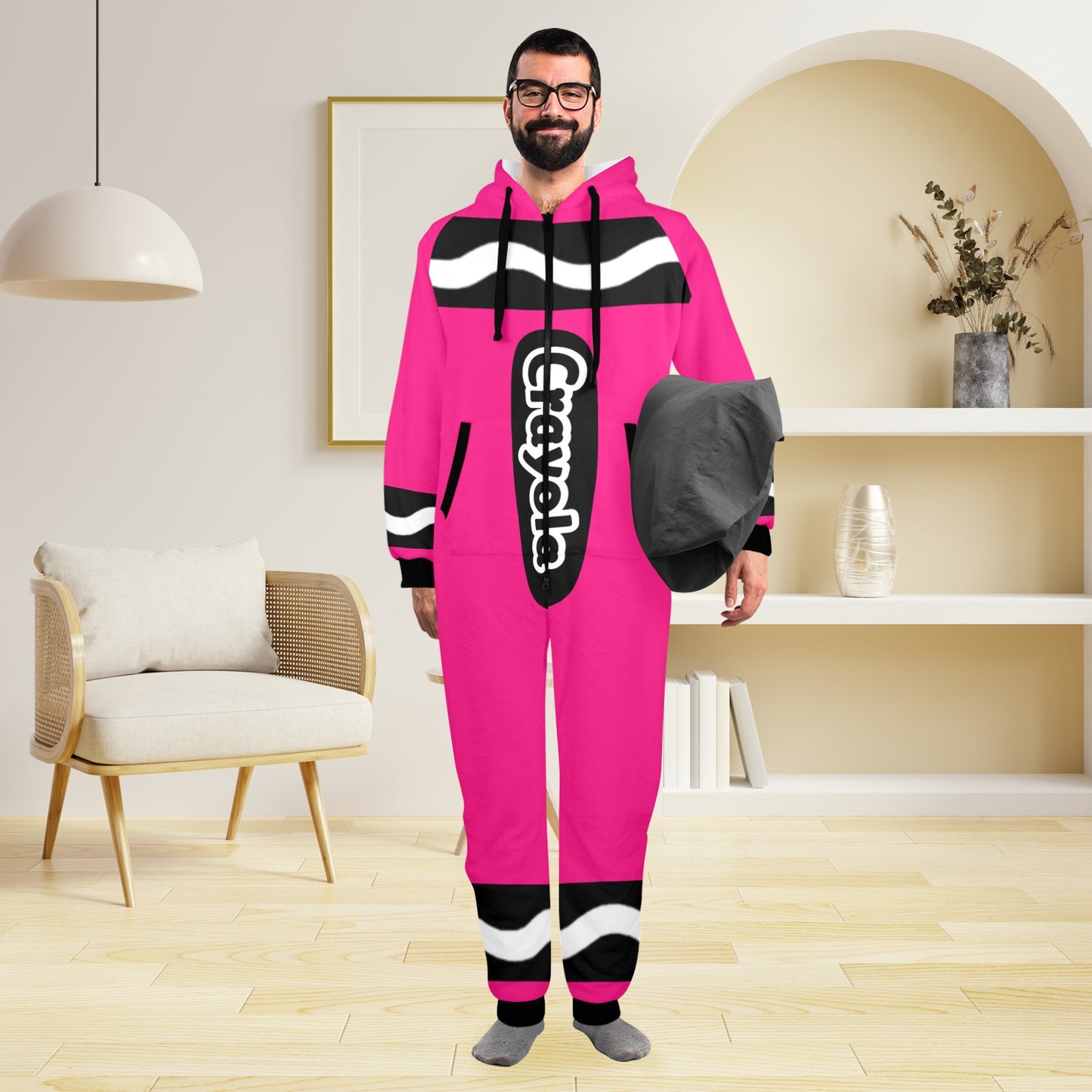 Crayon Unisex Onesie Pink