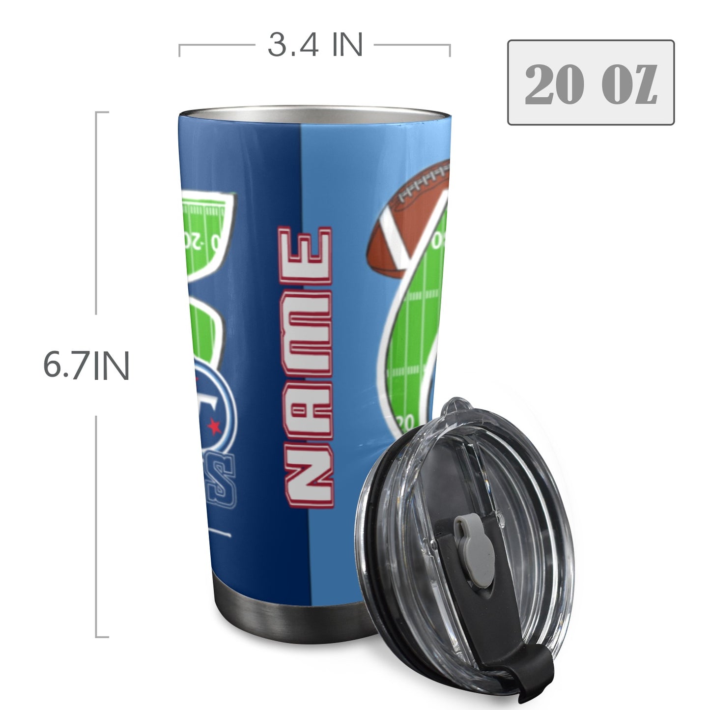 RR Titans 20oz Mobile Tumbler 2023