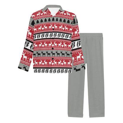 RR Christmas Pajamas  - Mens Red/Gry