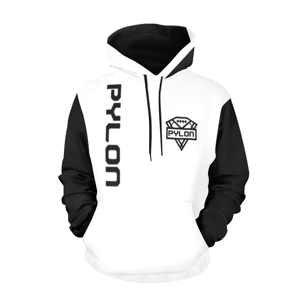 Pylon Printed Hoodie Wht