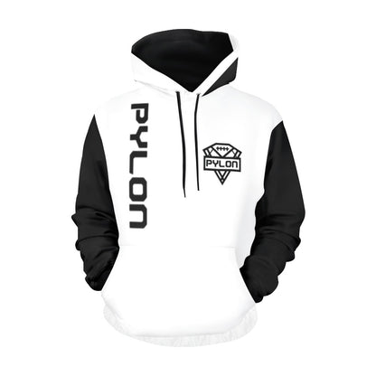 Pylon Printed Hoodie Wht