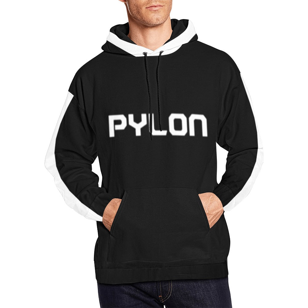 Pylon Printed Hoodie Blk