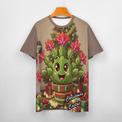 Plant Love Ice Silk Tee - Christmas Cactus