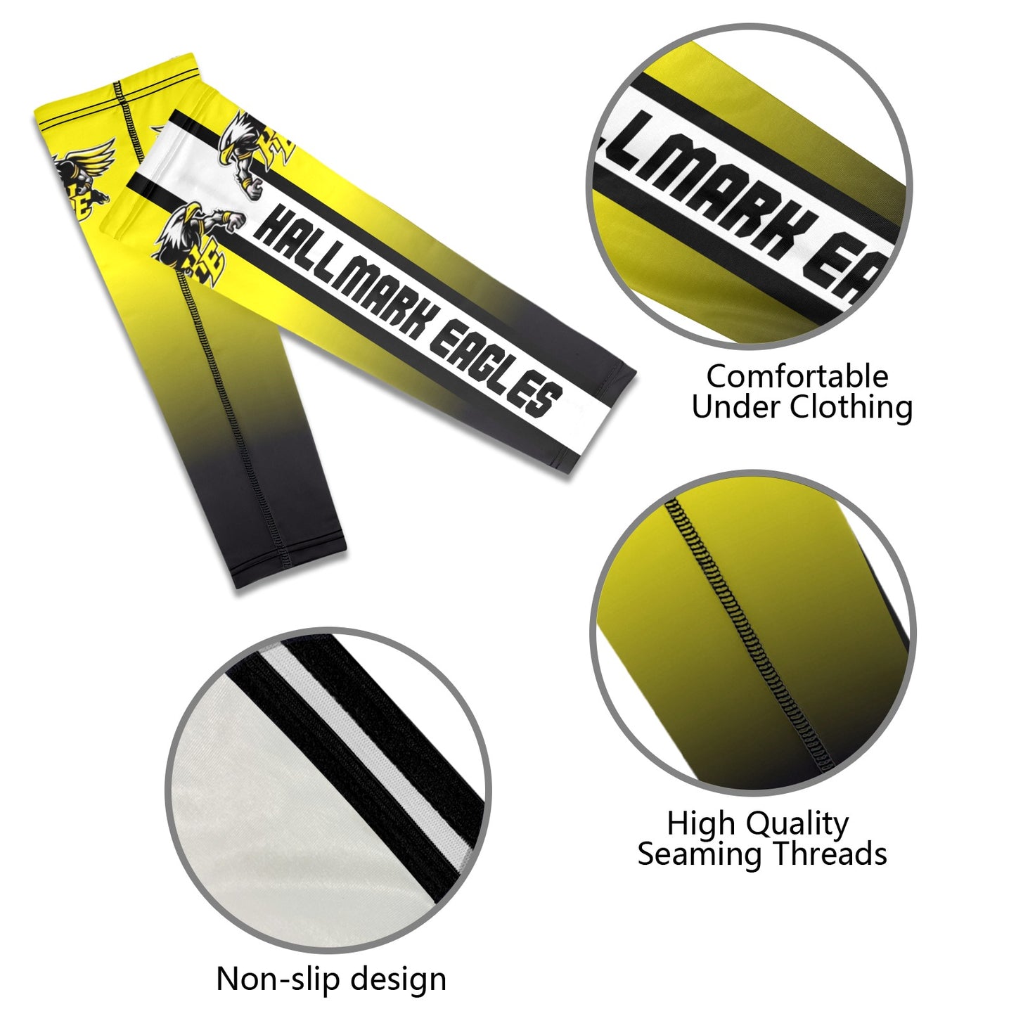 HYA Eagles Football Sleeves 4