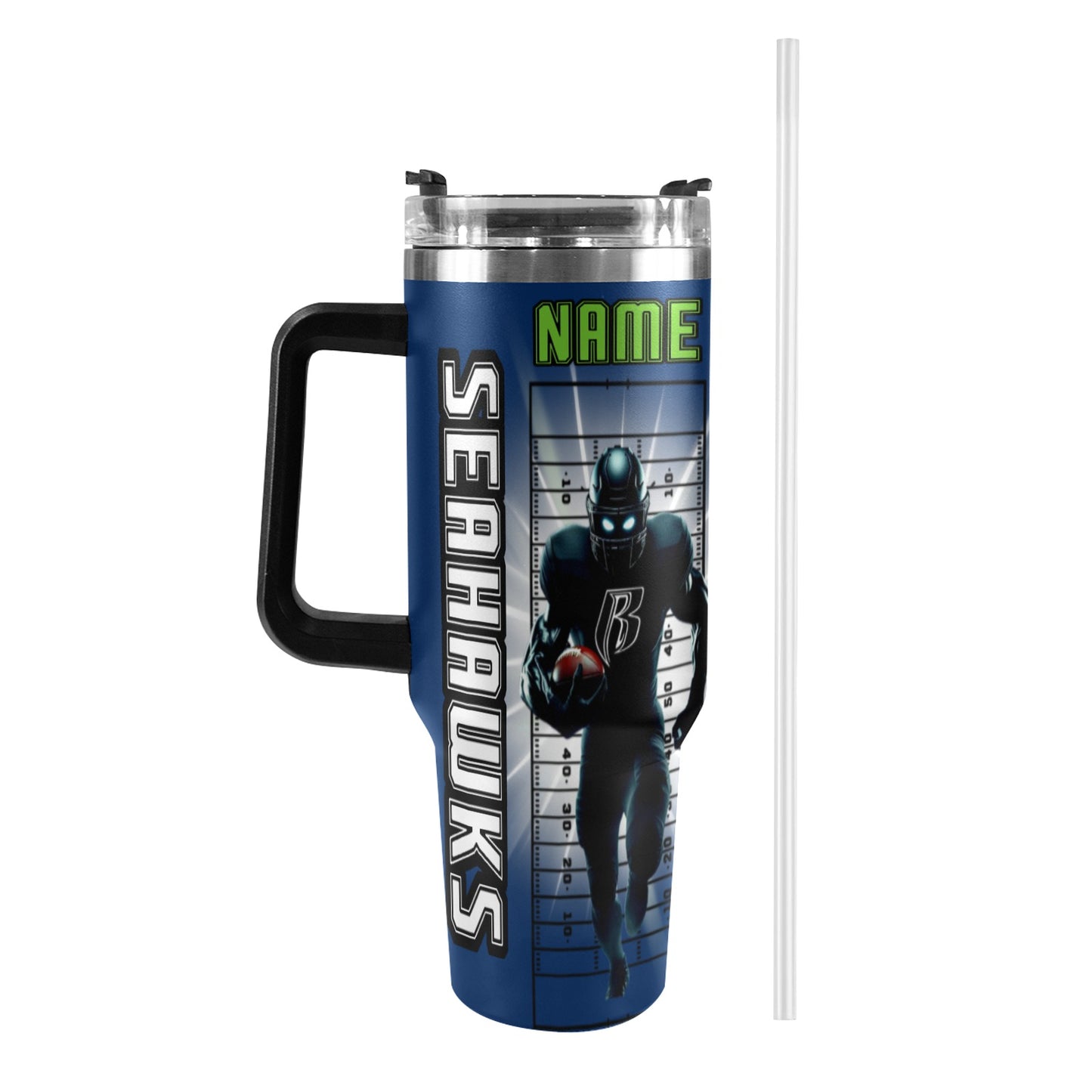 RR SEAHAWKS 40OZ STAINLESS STEEL TUMBLER 2025