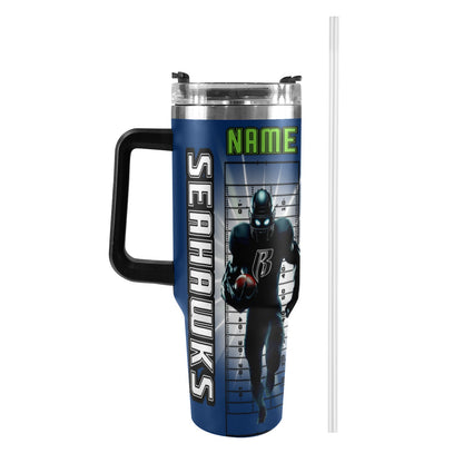 RR SEAHAWKS 40OZ STAINLESS STEEL TUMBLER 2025