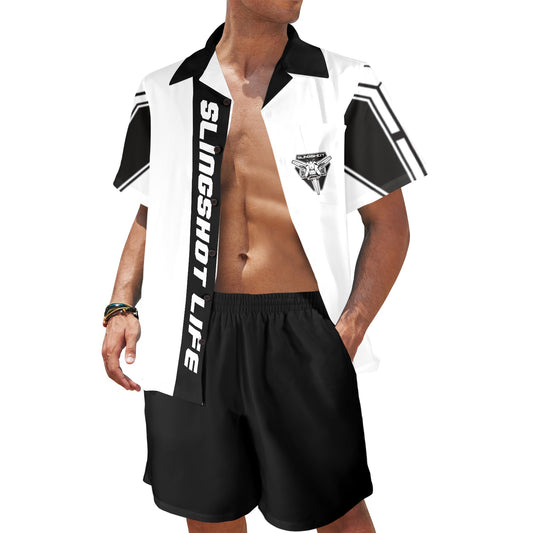 3>2 Slingshot Life Mens Two Piece Outfit Black