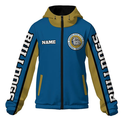 Savannah Bulldogs Hooded Windbreaker Jacket