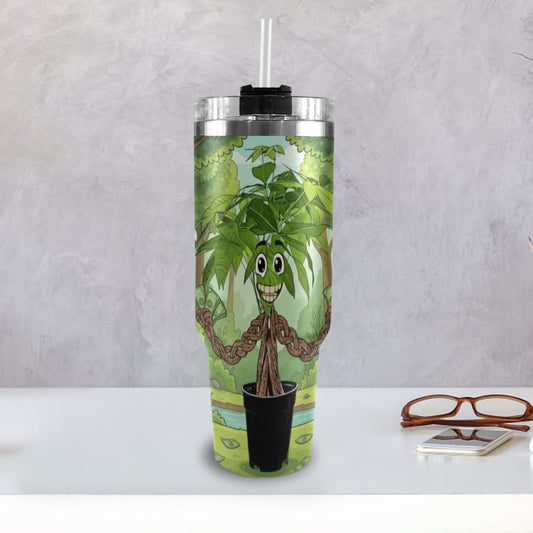 Plant Love Money Tree 40oz Stainless Steel Tumbler