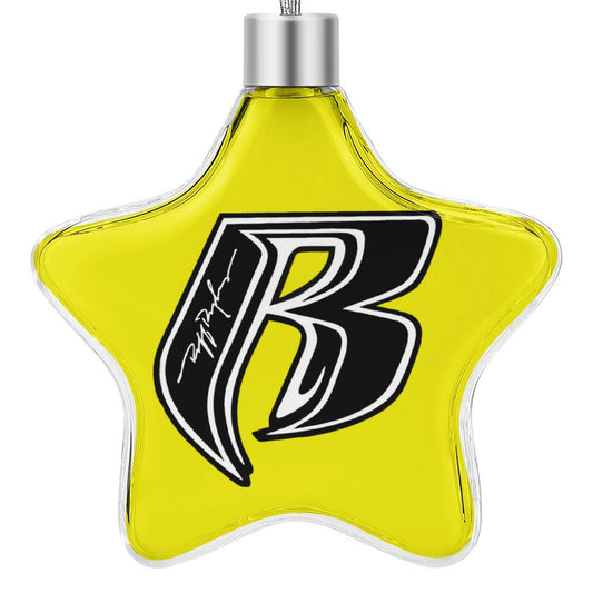 RR Christmas Hanging Star - Yellow