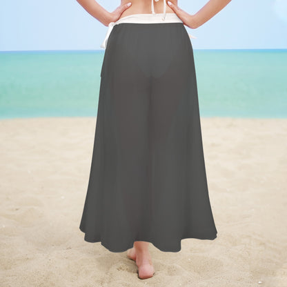 RR Long Side Knot Cover-Up Blk/Wht