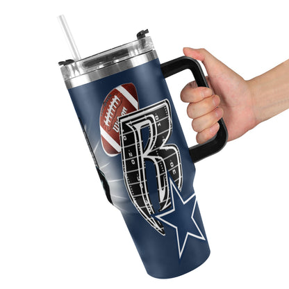 RR COWBOYS 40OZ STAINLESS STEEL TUMBLER 2025
