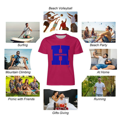 Big H Homewood Ice Silk T-shirt Pnk/Blu
