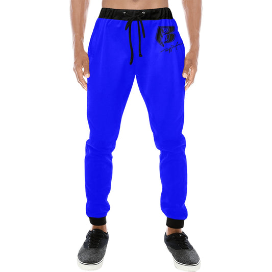 Mens Joggers Blue/Blk RR