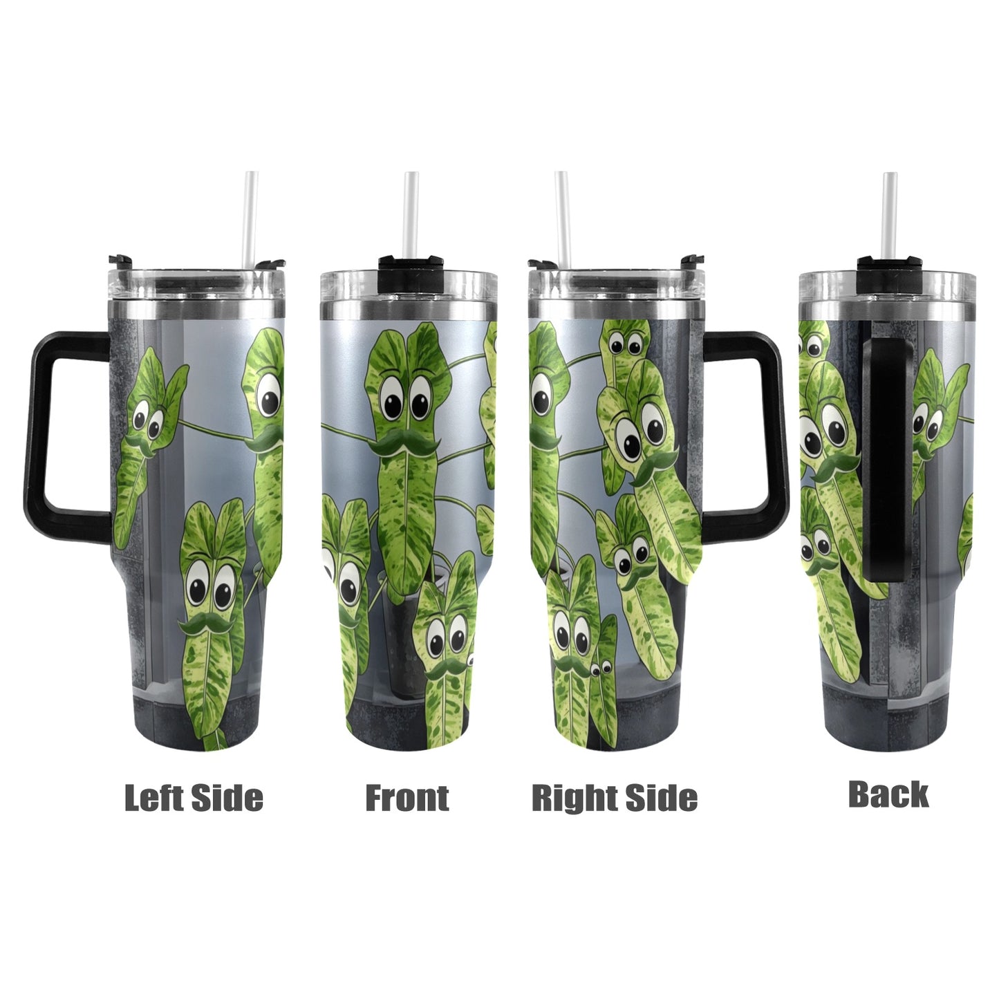Plant Love Philodendron Palacio Verde 40oz Stainless Steel Tumbler