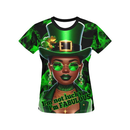 SP I'm Fabulous All Over Print Womens Tee