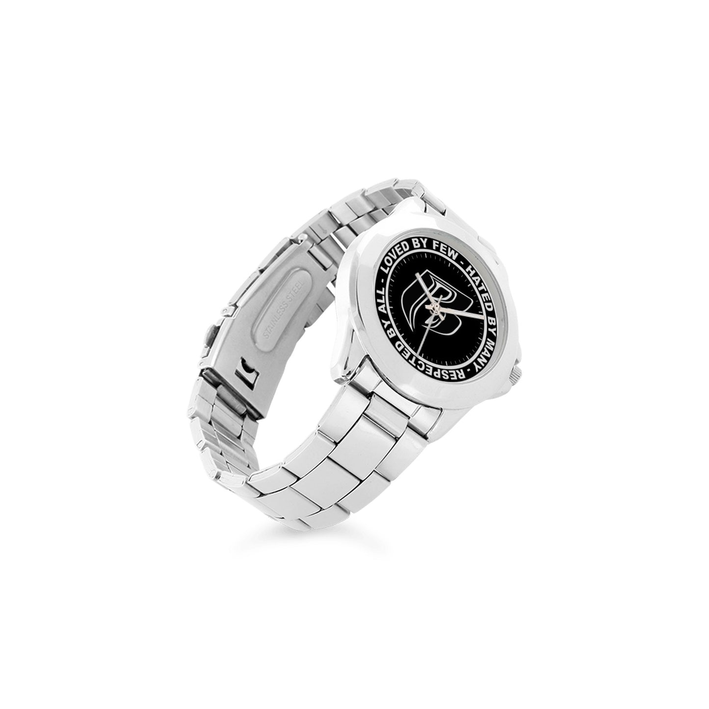 RR Stainless Steel Watch Blk