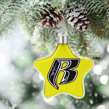 RR Christmas Hanging Star - Yellow