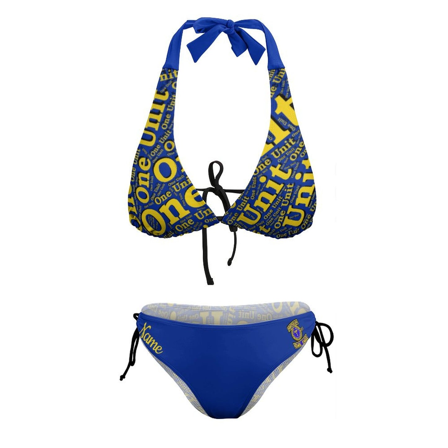 One Unit Plus Sized Bikini Halter 2