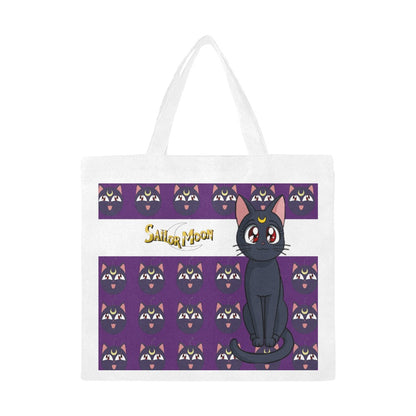 Sailor Moon Luna Canvas Beach Bag