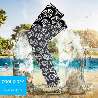 Pylon Cooling Compression Arm Sleeves Blk Pylon Print