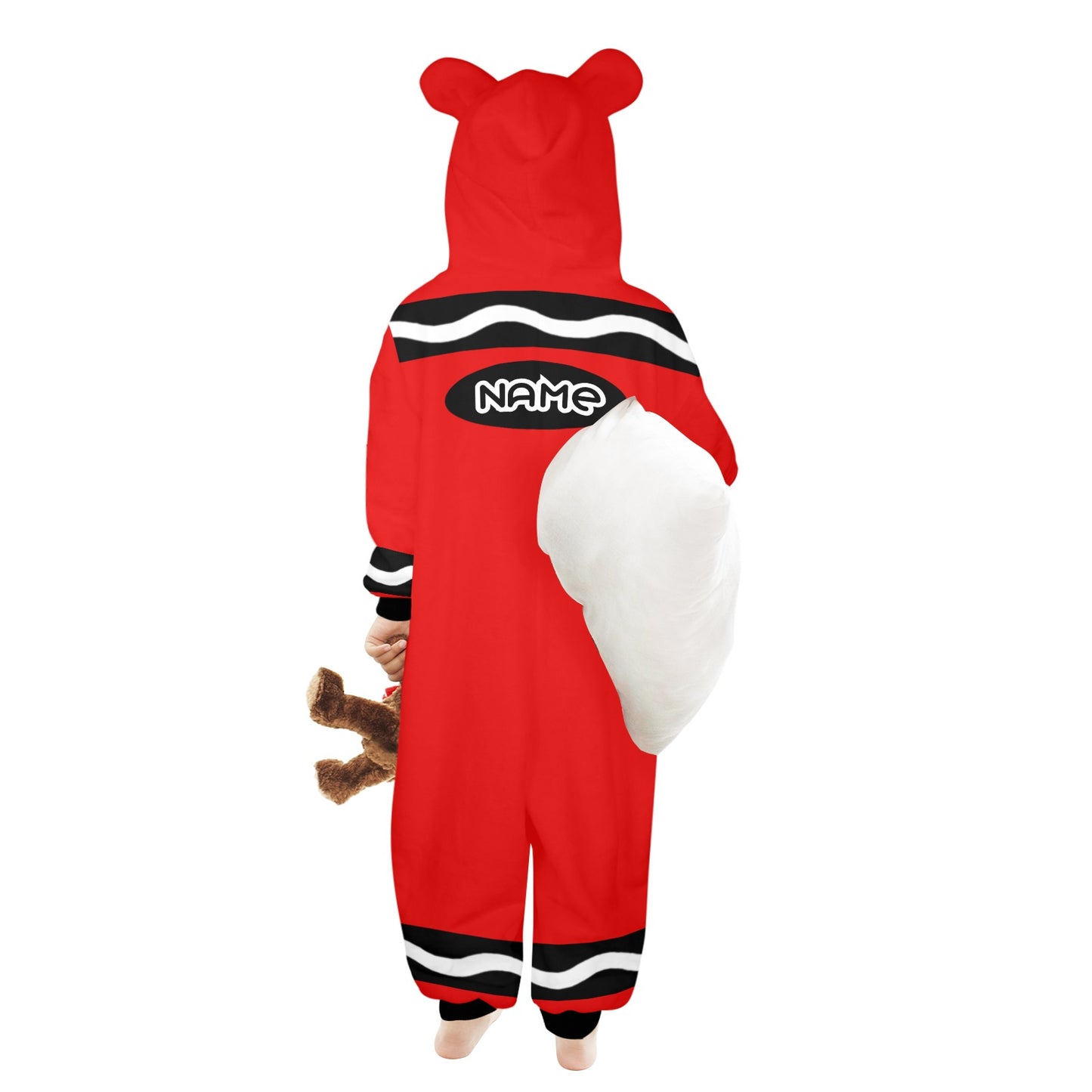 Kids Crayon Onesie Red