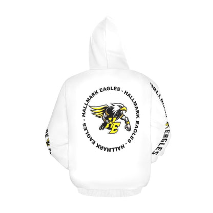 HYA Eagles Football Silky Hoodie Wht
