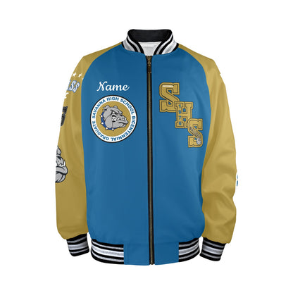 Savanna Bulldogs Varsity Style Printed Jacket