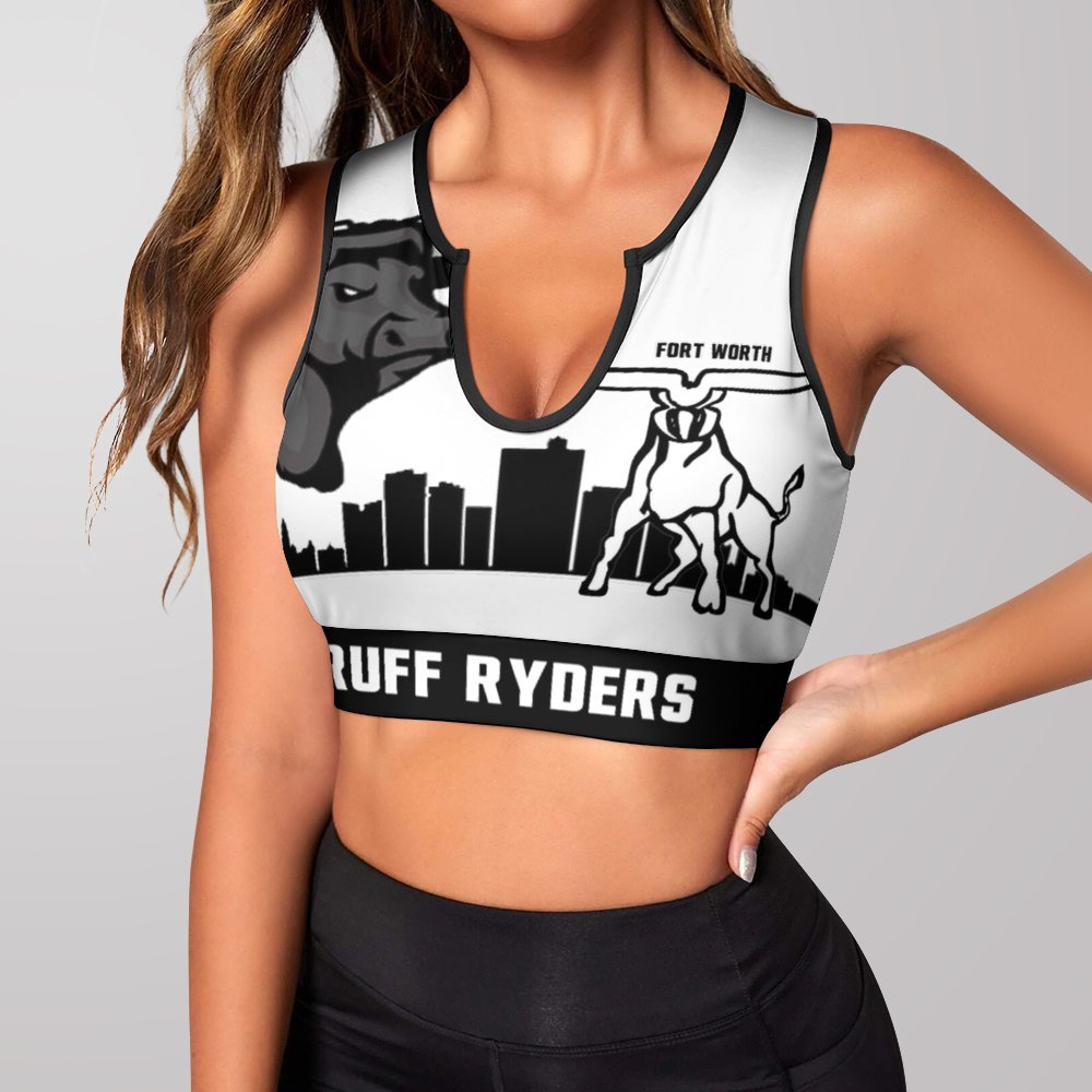 Fort Worth Spandex Crop Top Wht